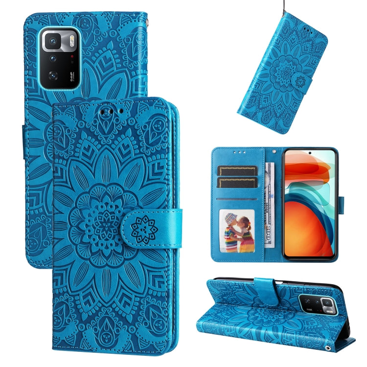 Embossed Sunflower Leather Phone Case, For Xiaomi Redmi 9A, For Xiaomi Redmi 9C / 10A, For Xiaomi Redmi 10C 4G, For Xiaomi Redmi K40 / K40 Pro / Xiaomi Poco F1, For Xiaomi Redmi K50 Gaming 5G, For Xiaomi Redmi Note 10 Pro 5G                            ...
