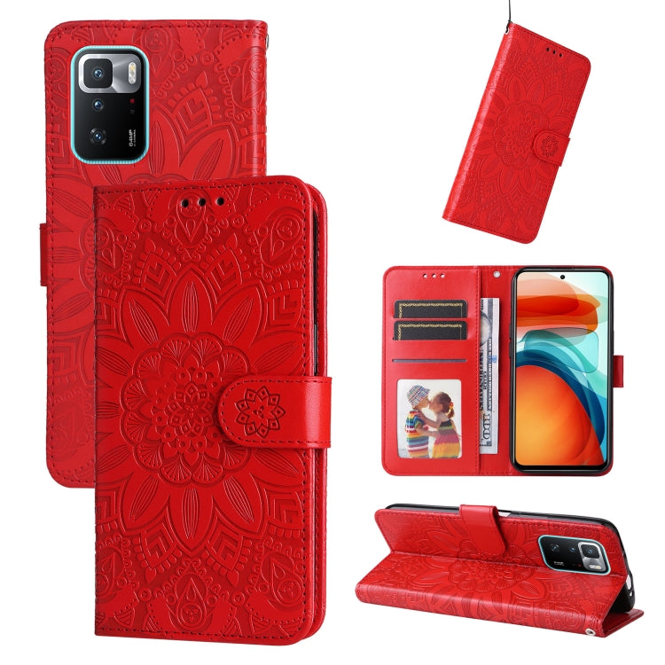 Embossed Sunflower Leather Phone Case, For Xiaomi Redmi 9A, For Xiaomi Redmi 9C / 10A, For Xiaomi Redmi 10C 4G, For Xiaomi Redmi K40 / K40 Pro / Xiaomi Poco F1, For Xiaomi Redmi K50 Gaming 5G, For Xiaomi Redmi Note 10 Pro 5G                            ...