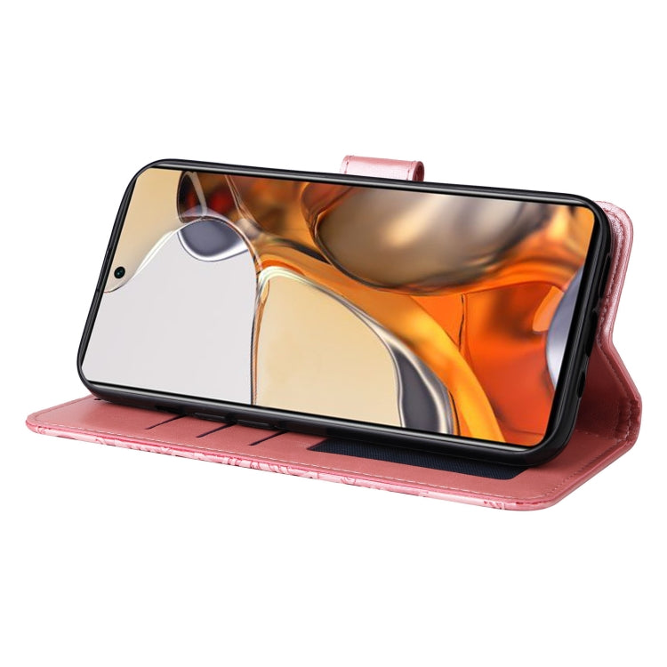 Embossed Sunflower Leather Phone Case, For Xiaomi 11T / 11T Pro, For Xiaomi 12 Lite, For Xiaomi 12 Pro, For Xiaomi 12 / 12X, For Xiaomi Poco M3 / Redmi 9T / Redmi 9 Power, For Xiaomi Poco X3 NFC