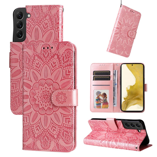 Embossed Sunflower Leather Phone Case, For Samsung Galaxy S22 5G, For Samsung Galaxy S22+ 5G, For Samsung Galaxy S22 Ultra 5G, For Samsung Galaxy S21 5G, For Samsung Galaxy S21+ 5G, For Samsung Galaxy S21 Ultra 5G, For Samsung Galaxy S21 FE 5G         ...