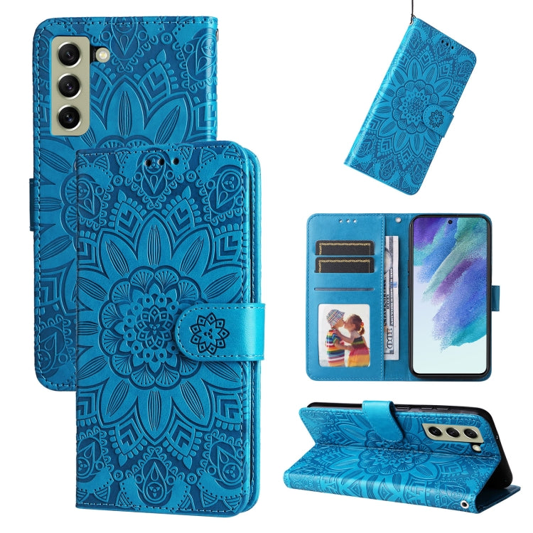 Embossed Sunflower Leather Phone Case, For Samsung Galaxy S22 5G, For Samsung Galaxy S22+ 5G, For Samsung Galaxy S22 Ultra 5G, For Samsung Galaxy S21 5G, For Samsung Galaxy S21+ 5G, For Samsung Galaxy S21 Ultra 5G, For Samsung Galaxy S21 FE 5G         ...