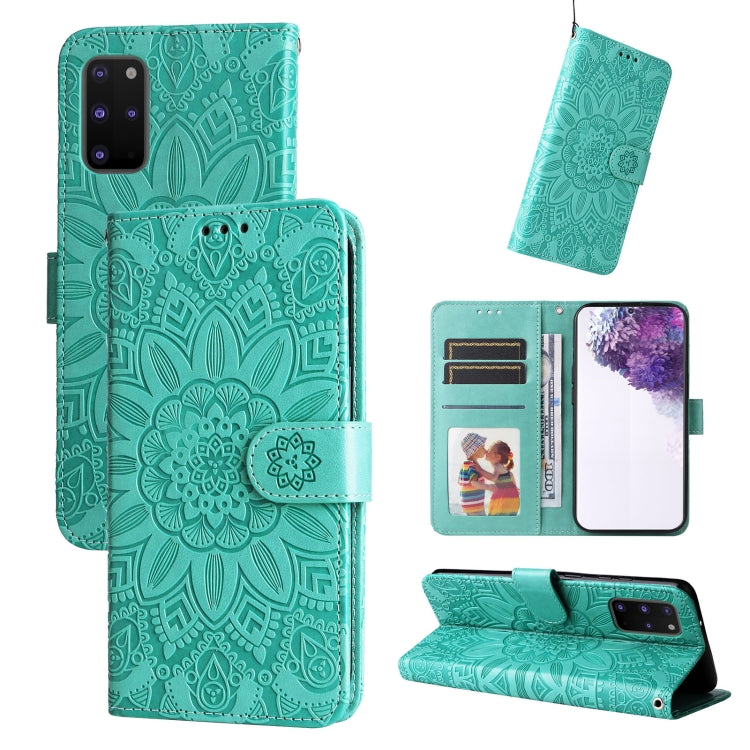 Embossed Sunflower Leather Phone Case, For Samsung Galaxy S22 5G, For Samsung Galaxy S22+ 5G, For Samsung Galaxy S22 Ultra 5G, For Samsung Galaxy S21 5G, For Samsung Galaxy S21+ 5G, For Samsung Galaxy S21 Ultra 5G, For Samsung Galaxy S21 FE 5G         ...