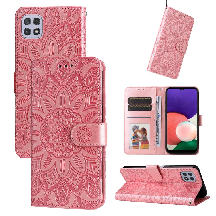 Embossed Sunflower Leather Phone Case, For Samsung Galaxy A13 4G, For Samsung Galaxy A13 5G, For Samsung Galaxy A22 4G / M22 / M32 4G Global, For Samsung Galaxy A22 5G, For Samsung Galaxy A23 4G/5G / M23 5G / F23 5G, For Samsung Galaxy A32 4G          ...