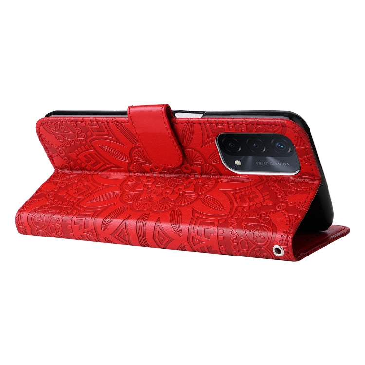 Embossed Sunflower Leather Phone Case, For OPPO A74 5G / A54 5G, For OPPO A94 4G / F19 Pro / Reno5 F, For OPPO A94 5G / A95 5G / F19 Pro+, For OPPO Find X5 Lite / Reno7 5G Global, For OPPO Find X5, For OPPO Find X5 Pro, For OPPO Realme 8 4G / 8 Pro    ...