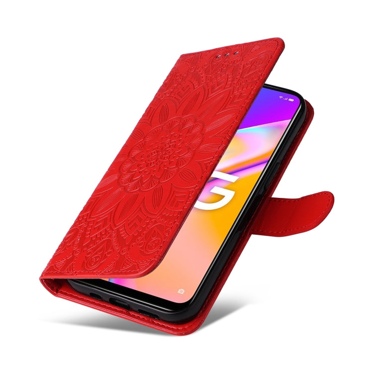 Embossed Sunflower Leather Phone Case, For OPPO A74 5G / A54 5G, For OPPO A94 4G / F19 Pro / Reno5 F, For OPPO A94 5G / A95 5G / F19 Pro+, For OPPO Find X5 Lite / Reno7 5G Global, For OPPO Find X5, For OPPO Find X5 Pro, For OPPO Realme 8 4G / 8 Pro    ...