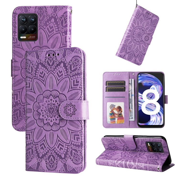 Embossed Sunflower Leather Phone Case, For OPPO A74 5G / A54 5G, For OPPO A94 4G / F19 Pro / Reno5 F, For OPPO A94 5G / A95 5G / F19 Pro+, For OPPO Find X5 Lite / Reno7 5G Global, For OPPO Find X5, For OPPO Find X5 Pro, For OPPO Realme 8 4G / 8 Pro    ...