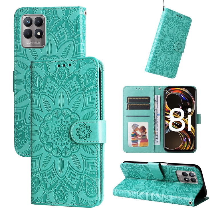 Embossed Sunflower Leather Phone Case, For OPPO A74 5G / A54 5G, For OPPO A94 4G / F19 Pro / Reno5 F, For OPPO A94 5G / A95 5G / F19 Pro+, For OPPO Find X5 Lite / Reno7 5G Global, For OPPO Find X5, For OPPO Find X5 Pro, For OPPO Realme 8 4G / 8 Pro    ...