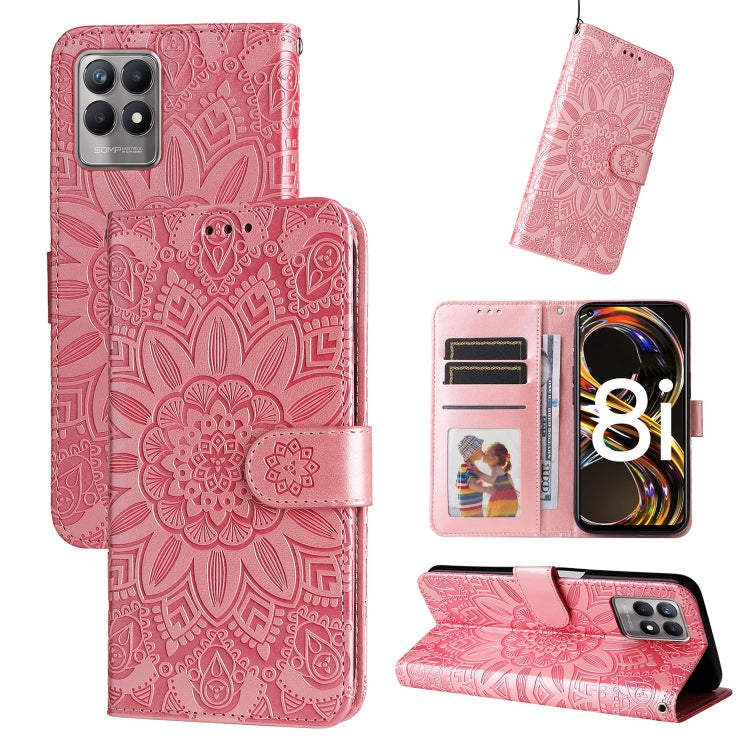Embossed Sunflower Leather Phone Case, For OPPO A74 5G / A54 5G, For OPPO A94 4G / F19 Pro / Reno5 F, For OPPO A94 5G / A95 5G / F19 Pro+, For OPPO Find X5 Lite / Reno7 5G Global, For OPPO Find X5, For OPPO Find X5 Pro, For OPPO Realme 8 4G / 8 Pro    ...