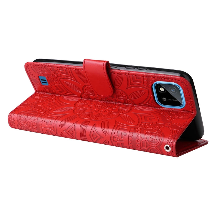 Embossed Sunflower Leather Phone Case, For OPPO Realme C11 2021 / C20, For OPPO Realme C15 / C12 / C25, For OPPO Realme C21 / C21Y, For OPPO Realme C31, For OPPO Realme C35 4G / Narzo 50A Prime, For OPPO Realme GT Neo2, For OPPO Realme GT Neo3         ...