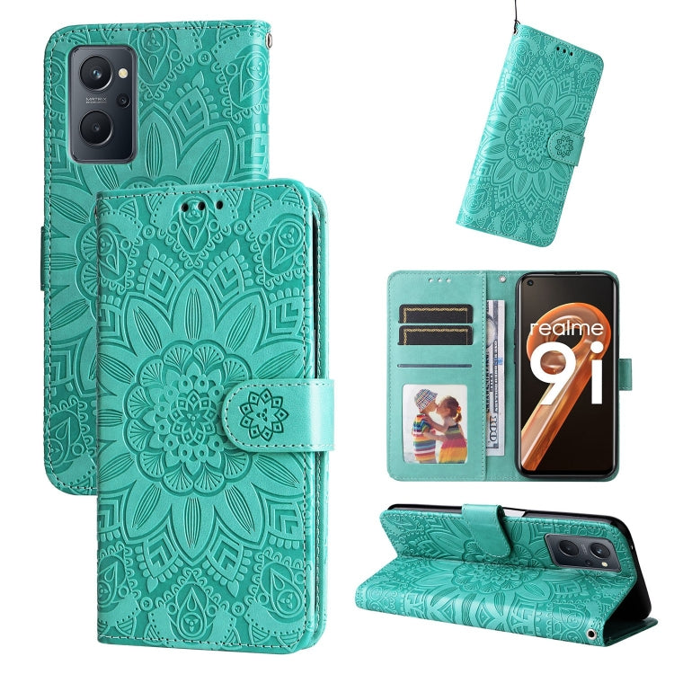 Embossed Sunflower Leather Phone Case, For OPPO Realme C11 2021 / C20, For OPPO Realme C15 / C12 / C25, For OPPO Realme C21 / C21Y, For OPPO Realme C31, For OPPO Realme C35 4G / Narzo 50A Prime, For OPPO Realme GT Neo2, For OPPO Realme GT Neo3         ...