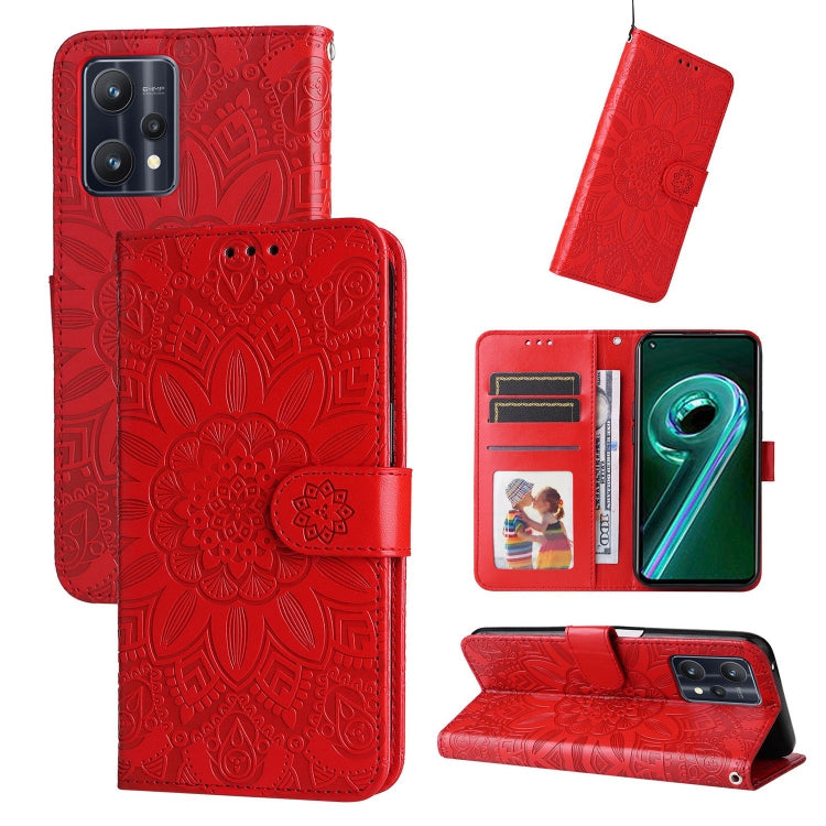 Embossed Sunflower Leather Phone Case, For OPPO Reno7 Pro 5G, For OPPO Reno7 SE, For OPPO Reno7 Z / OnePlus Nord N20 5G, For OPPO Realme 9 Pro+