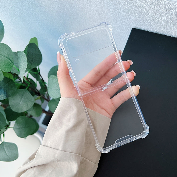 Shock-resistant Transparent Acrylic Phone Case, For Samsung Galaxy Z Flip4