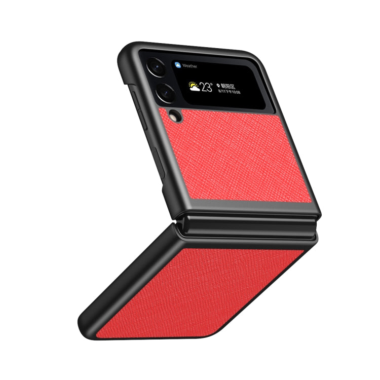Cross Texture All Inclusive Shockproof Protective Phone Case, For Samsung Galaxy Z Flip4