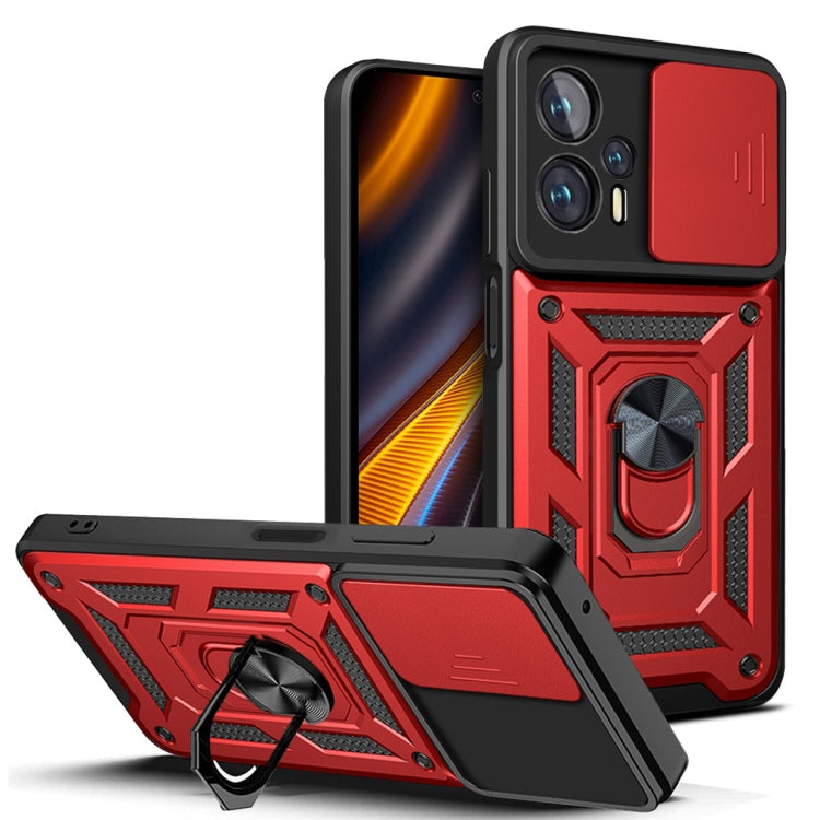 Sliding Camera Design TPU + PC Phone Case, For Xiaomi Poco X4 GT, For Xiaomi 12 Lite