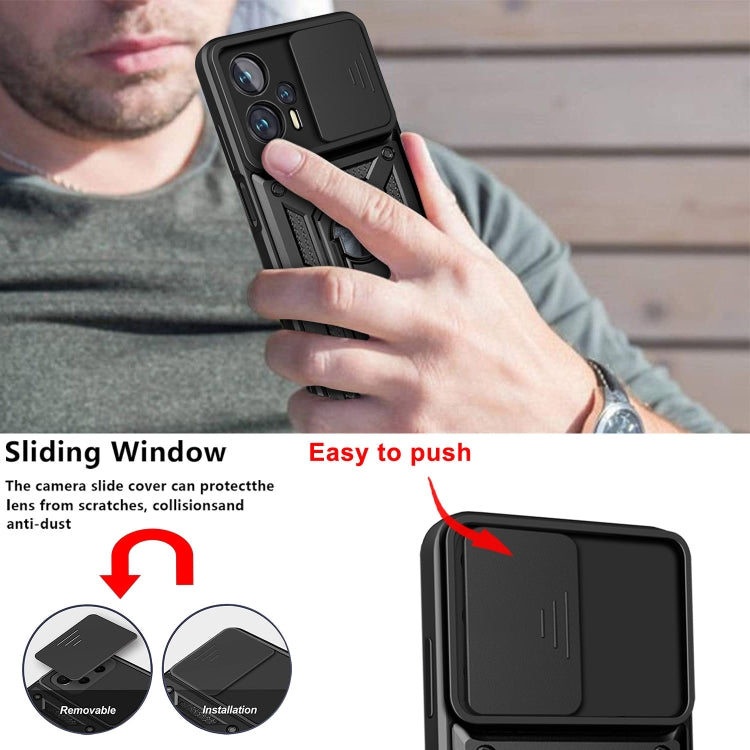 Sliding Camera Design TPU + PC Phone Case, For Xiaomi Poco X4 GT, For Xiaomi 12 Lite