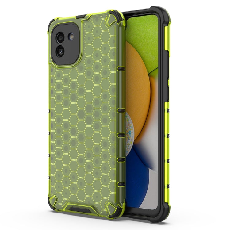 Honeycomb PC + TPU Phone Case, For Samsung Galaxy A03 EU Version