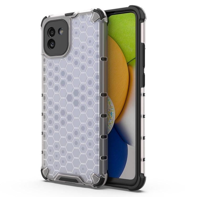 Honeycomb PC + TPU Phone Case, For Samsung Galaxy A03 EU Version