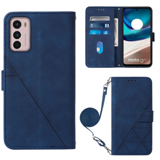 Crossbody 3D Embossed Flip Leather Phone Case, For Motorola Moto G42, For Xiaomi Redmi Note 11T Pro, For Motorola Moto G52j 5G, For Xiaomi Poco M4 5G, For Motorola Moto E32