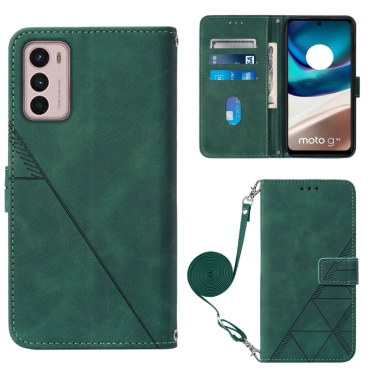 Crossbody 3D Embossed Flip Leather Phone Case, For Motorola Moto G42, For Xiaomi Redmi Note 11T Pro, For Motorola Moto G52j 5G, For Xiaomi Poco M4 5G, For Motorola Moto E32