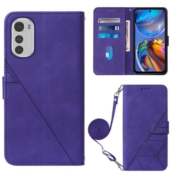Crossbody 3D Embossed Flip Leather Phone Case, For Motorola Moto G42, For Xiaomi Redmi Note 11T Pro, For Motorola Moto G52j 5G, For Xiaomi Poco M4 5G, For Motorola Moto E32