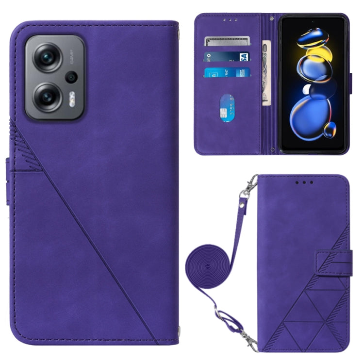 Crossbody 3D Embossed Flip Leather Phone Case, For Xiaomi Redmi Note 11T Pro, For Motorola Moto G52j 5G, For Xiaomi Poco M4 5G, For Motorola Moto E32