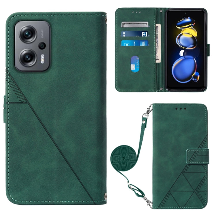 Crossbody 3D Embossed Flip Leather Phone Case, For Xiaomi Redmi Note 11T Pro, For Motorola Moto G52j 5G, For Xiaomi Poco M4 5G, For Motorola Moto E32