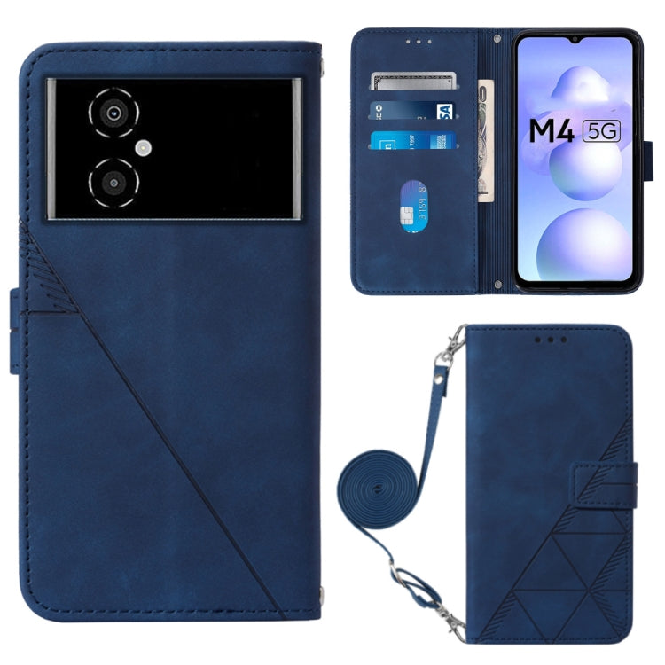Crossbody 3D Embossed Flip Leather Phone Case, For Xiaomi Redmi Note 11T Pro, For Motorola Moto G52j 5G, For Xiaomi Poco M4 5G, For Motorola Moto E32