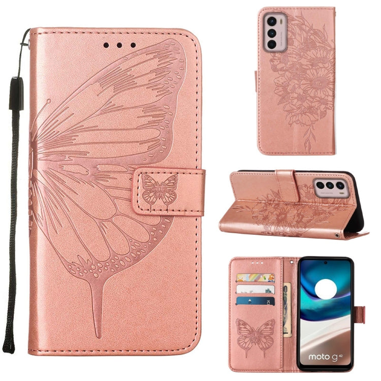 Embossed Butterfly Flip Leather Phone Case, For Motorola Moto G42, For Motorola Moto G52j 5G, For OPPO K10 Pro 5G, For OPPO Reno8, For OPPO Reno8 Pro, For OPPO Reno8 Pro+