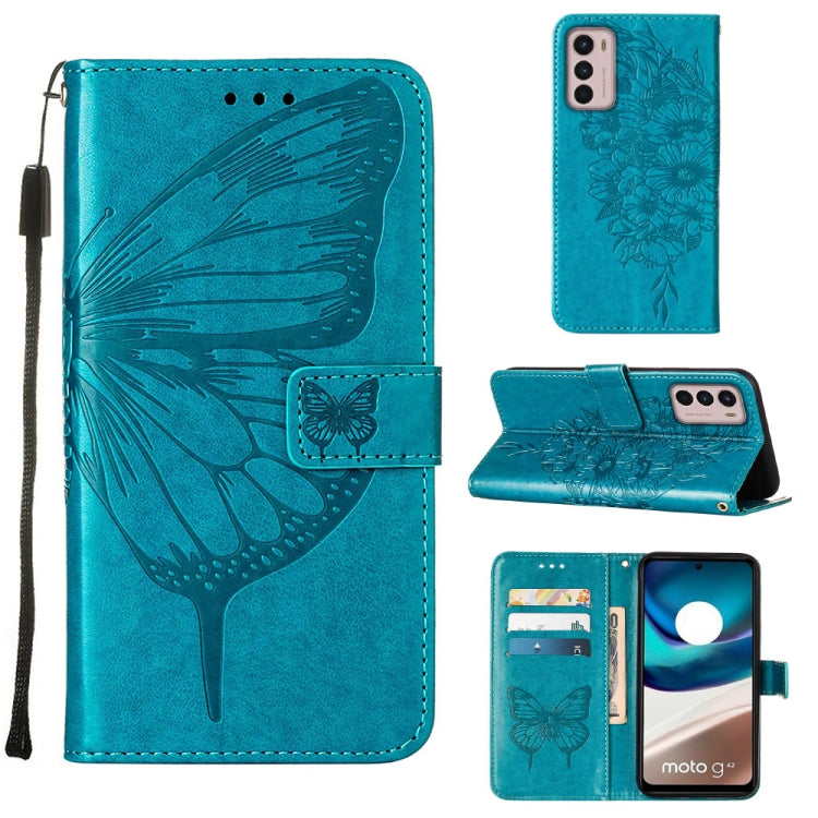 Embossed Butterfly Flip Leather Phone Case, For Motorola Moto G42, For Motorola Moto G52j 5G, For OPPO K10 Pro 5G, For OPPO Reno8, For OPPO Reno8 Pro, For OPPO Reno8 Pro+