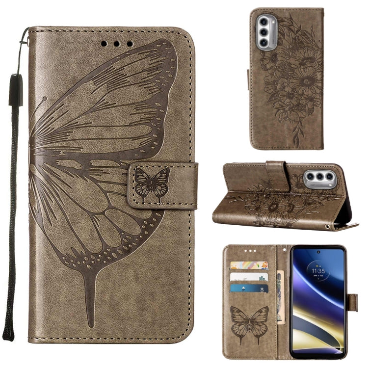 Embossed Butterfly Flip Leather Phone Case, For Motorola Moto G42, For Motorola Moto G52j 5G, For OPPO K10 Pro 5G, For OPPO Reno8, For OPPO Reno8 Pro, For OPPO Reno8 Pro+