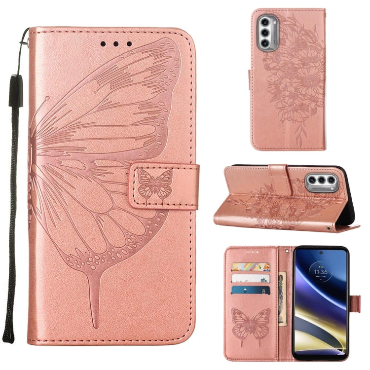 Embossed Butterfly Flip Leather Phone Case, For Motorola Moto G42, For Motorola Moto G52j 5G, For OPPO K10 Pro 5G, For OPPO Reno8, For OPPO Reno8 Pro, For OPPO Reno8 Pro+