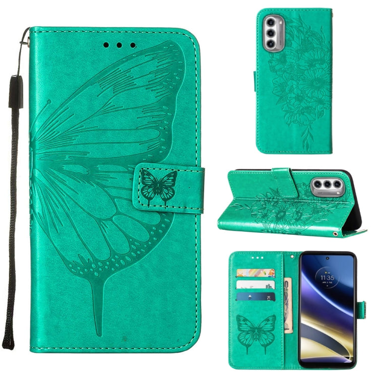 Embossed Butterfly Flip Leather Phone Case, For Motorola Moto G42, For Motorola Moto G52j 5G, For OPPO K10 Pro 5G, For OPPO Reno8, For OPPO Reno8 Pro, For OPPO Reno8 Pro+