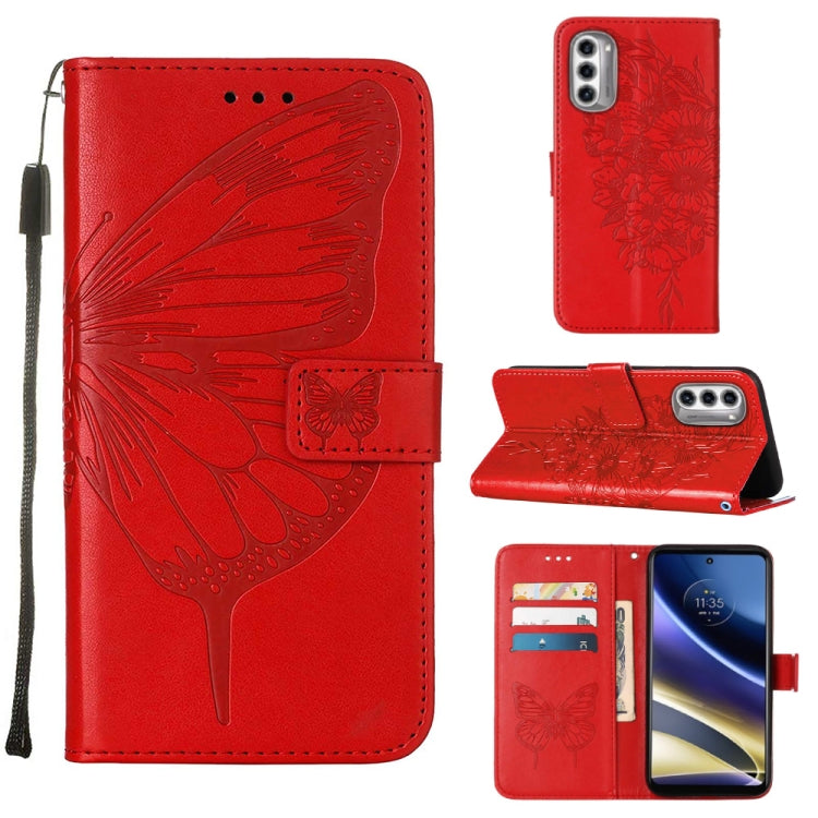 Embossed Butterfly Flip Leather Phone Case, For Motorola Moto G42, For Motorola Moto G52j 5G, For OPPO K10 Pro 5G, For OPPO Reno8, For OPPO Reno8 Pro, For OPPO Reno8 Pro+
