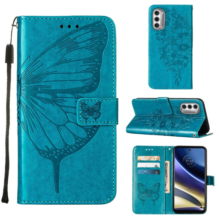 Embossed Butterfly Flip Leather Phone Case, For Motorola Moto G42, For Motorola Moto G52j 5G, For OPPO K10 Pro 5G, For OPPO Reno8, For OPPO Reno8 Pro, For OPPO Reno8 Pro+