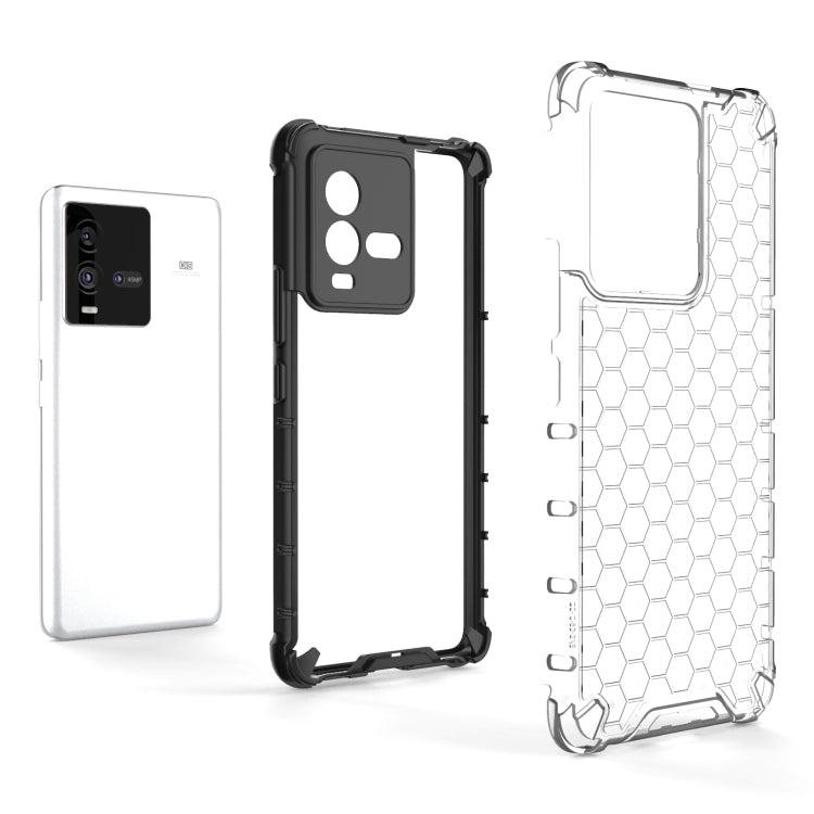 Shockproof Honeycomb PC + TPU Protective Phone Case, For vivo iQOO 10 5G, For vivo iQOO 10 Pro 5G, For vivo Y77 5G