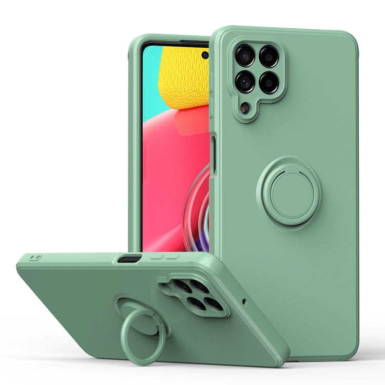 Ring Kickstand Silicone Phone Case, For Samsung Galaxy M53 5G, For Samsung Galaxy Note20 Ultra