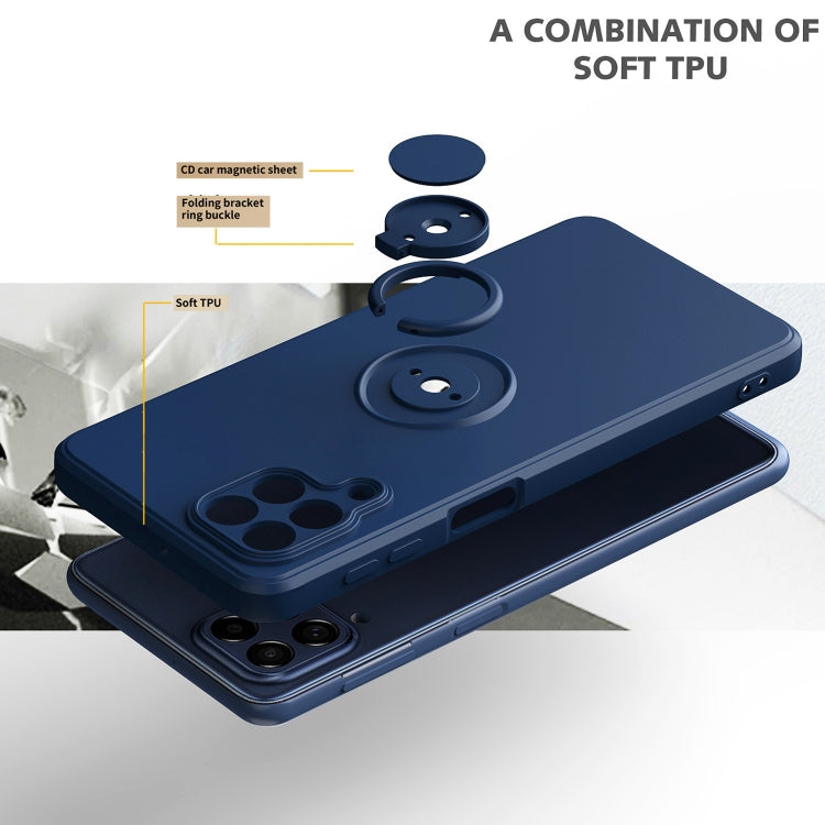 Ring Kickstand Silicone Phone Case, For Samsung Galaxy M53 5G, For Samsung Galaxy Note20 Ultra