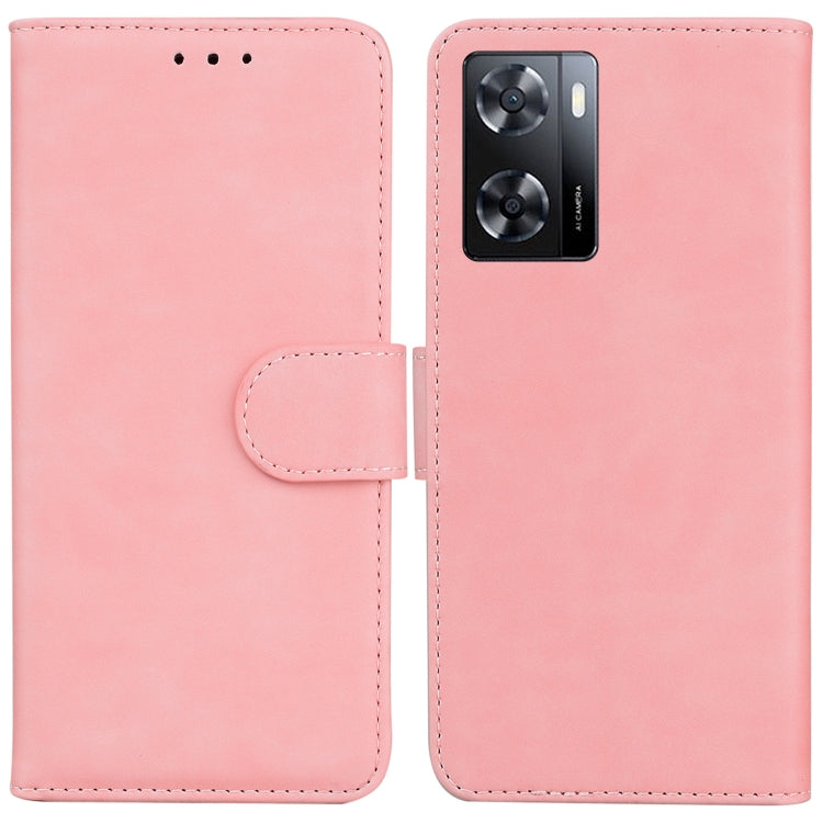 Skin Feel Pure Color Flip Leather Phone Case, For Nokia C21, For Nokia G11 Plus, For OPPO A57 2022 4G
