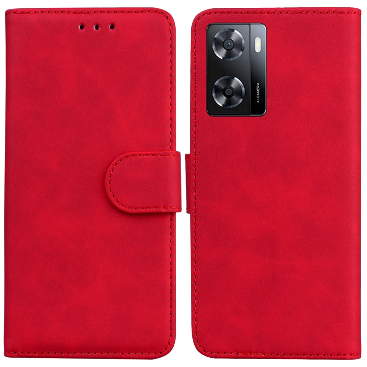 Skin Feel Pure Color Flip Leather Phone Case, For Nokia C21, For Nokia G11 Plus, For OPPO A57 2022 4G