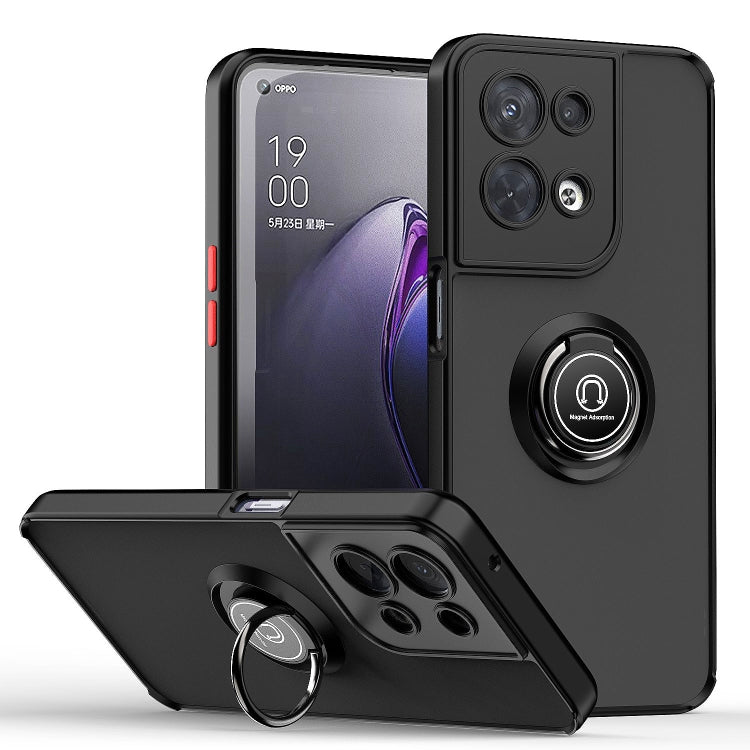 Q Shadow 1 Series TPU + PC Phone Case with Ring Holder, For OPPO A57 5G, For OPPO A74 4G, For OPPO Reno8 Pro+, For OPPO Reno8, For Motorola Moto G52, For TCL Stylus 5G, For Samsung Galaxy Xcover6 Pro