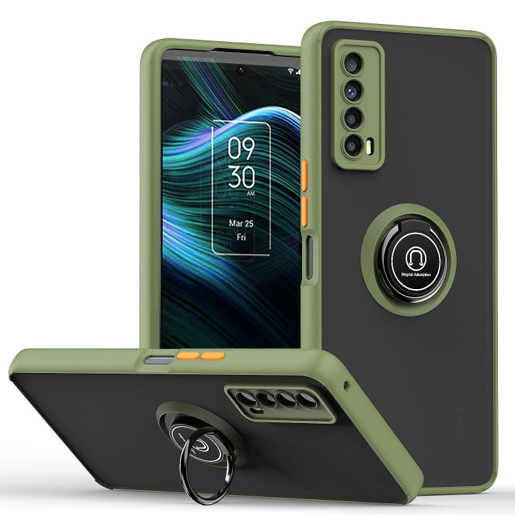 Q Shadow 1 Series TPU + PC Phone Case with Ring Holder, For OPPO A57 5G, For OPPO A74 4G, For OPPO Reno8 Pro+, For OPPO Reno8, For Motorola Moto G52, For TCL Stylus 5G, For Samsung Galaxy Xcover6 Pro