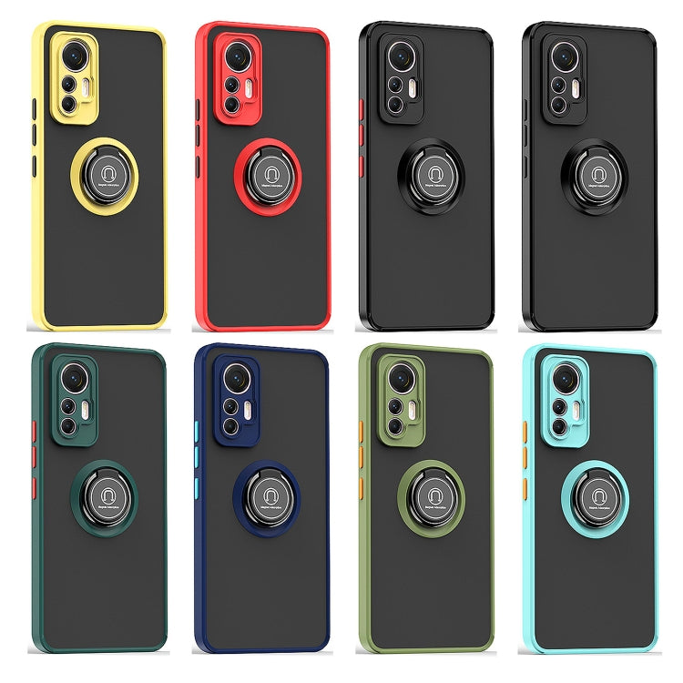 Q Shadow 1 Series TPU + PC Phone Case with Ring Holder, For Xiaomi 12 Lite, For Xiaomi Poco X4 GT