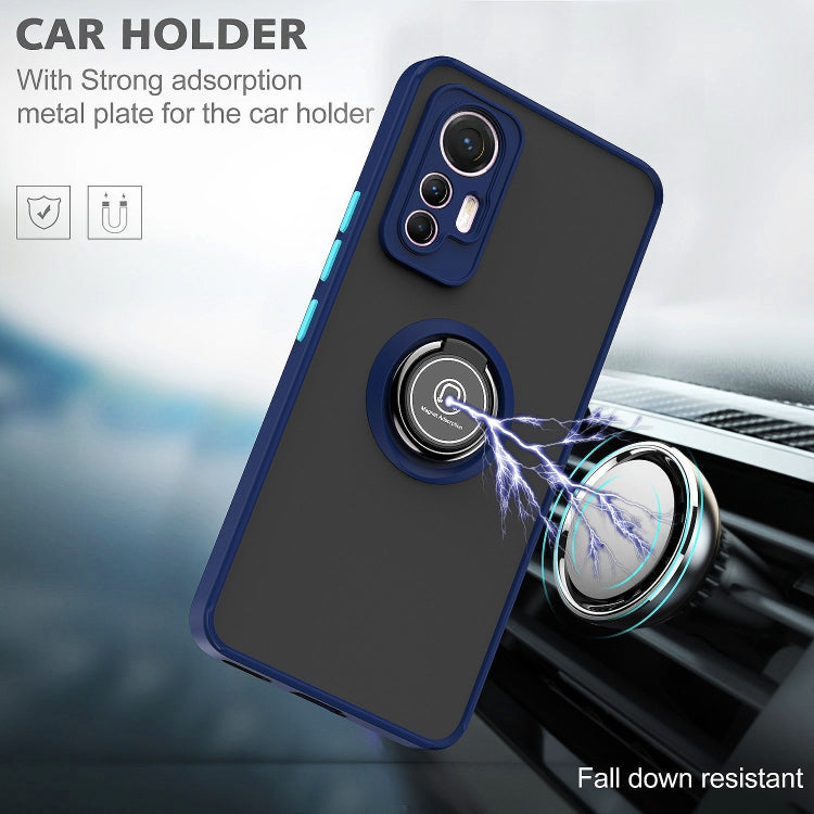 Q Shadow 1 Series TPU + PC Phone Case with Ring Holder, For Xiaomi 12 Lite, For Xiaomi Poco X4 GT