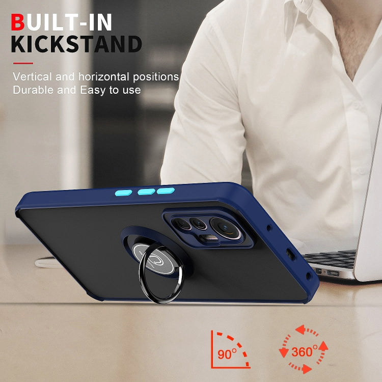 Q Shadow 1 Series TPU + PC Phone Case with Ring Holder, For Xiaomi 12 Lite, For Xiaomi Poco X4 GT