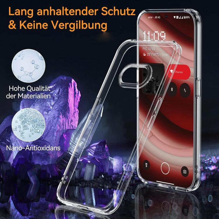 All-inclusive Transparent Shockproof Phone Case, For Nothing Phone 4a Pro, For Nothing Phone 4a, For Nothing Phone 3, For Nothing Phone 3a, For Nothing Phone 3a Pro, For Nothing Phone 2a, For Nothing Phone 2, For Nothing Phone 1