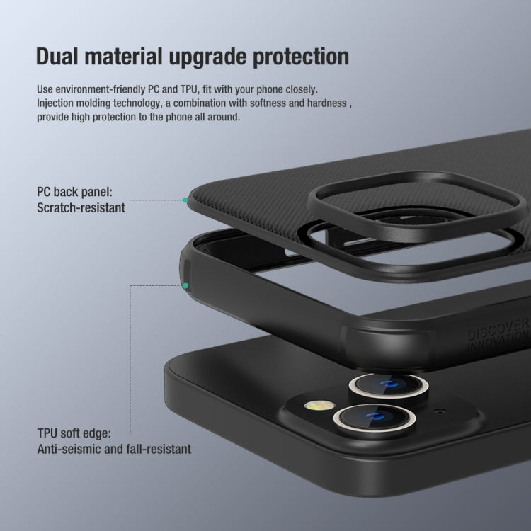 NILLKIN Frosted Shield Pro PC + TPU Phone Case, For iPhone 14 Plus, For iPhone 14 Pro Max