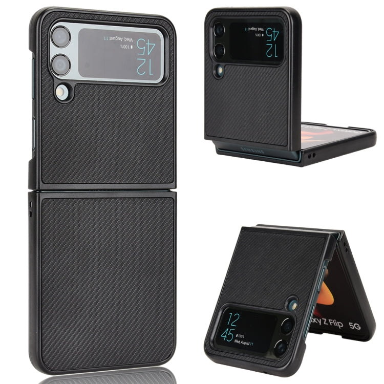 Pasted Leather Protective Phone Case, For Samsung Galaxy Z Flip3 5G, For Samsung Galaxy Z Flip4