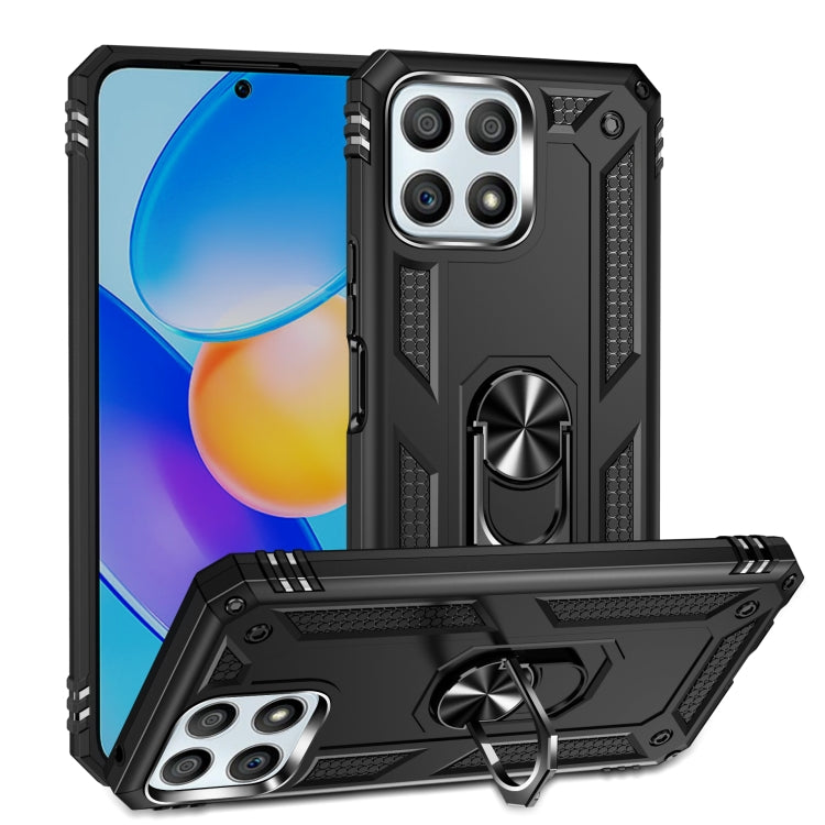 Shockproof TPU + PC Phone Case with 360 Degree Rotating Holder, For Honor Play6T Pro / X8 / X30i