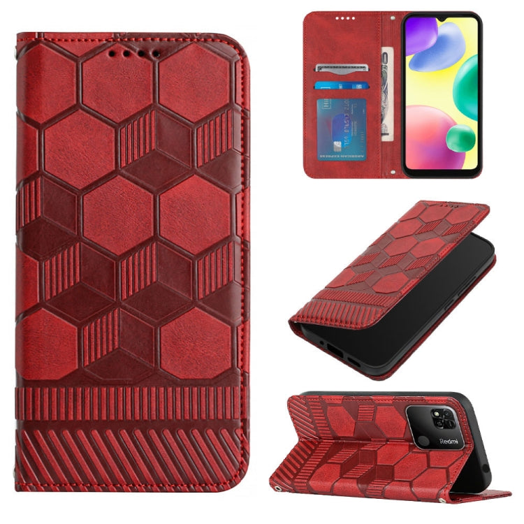 Football Texture Magnetic Leather Flip Phone Case, For Xiaomi Redmi 10C / 10 India, For Xiaomi Redmi 10A, For Xiaomi Redmi Note 11 Global 2022 / Note 11S 4G, For Xiaomi Redmi Note 11 Pro 5G / 4G Global 2022 / Note 11 Pro+ India                         ...