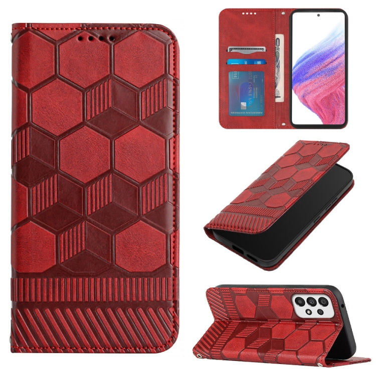 Football Texture Magnetic Leather Flip Phone Case, For Samsung Galaxy A53 5G, For Samsung Galaxy A73 5G, For Samsung Galaxy S20 FE 2022 / S20 FE 5G&4G / S20 Lite / S20 Fan Edition, For Samsung Galaxy S21 5G, For Samsung Galaxy S21+ 5G                  ...